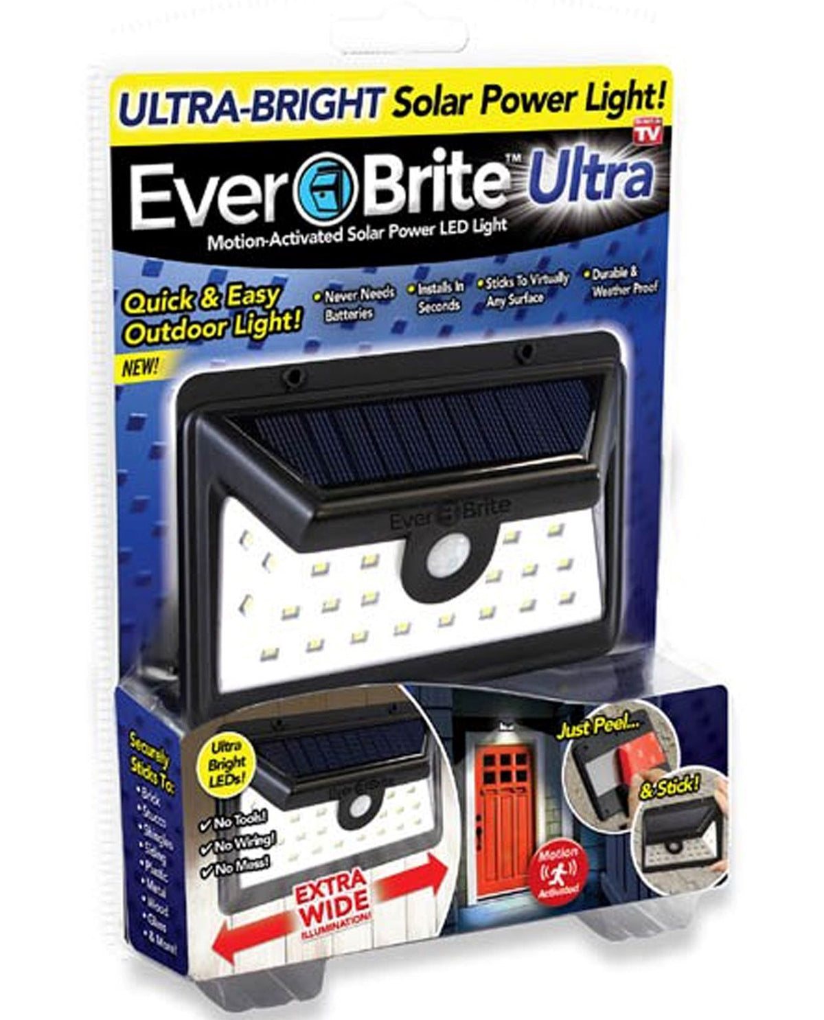 Ever Brite Ultra Solar LED Motion Activated Flood Light