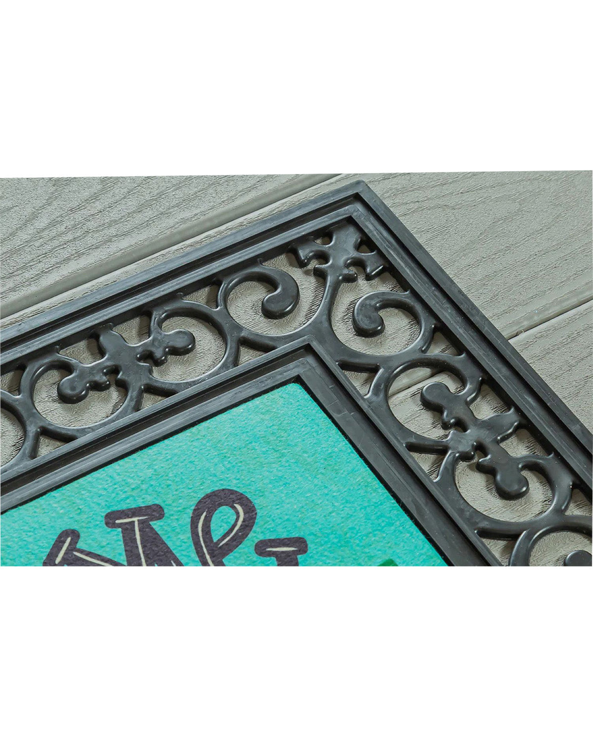 Fleur de Lis Scroll Sassafras Mat Tray