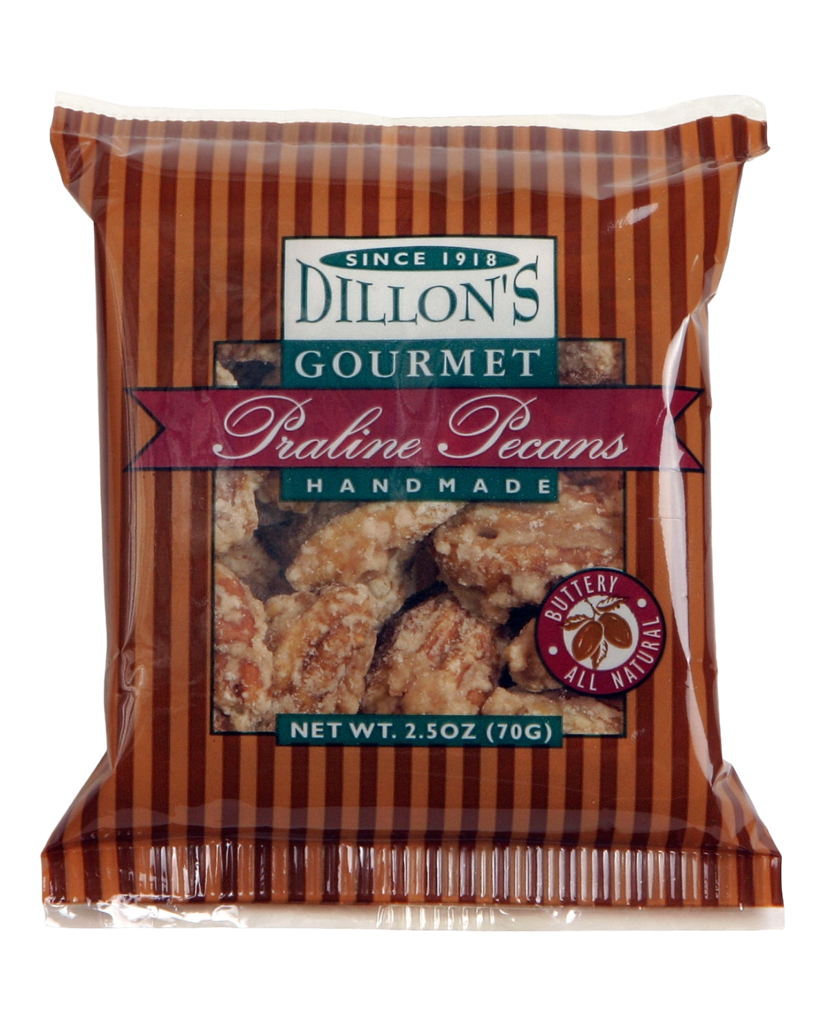Dillon's 2.5oz Praline Pecans