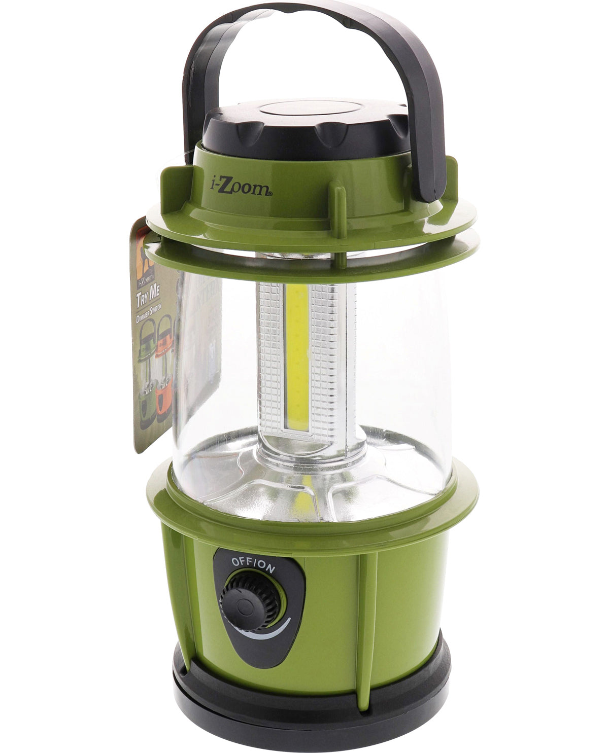 iZoom Hunter Green COB Camping Lantern