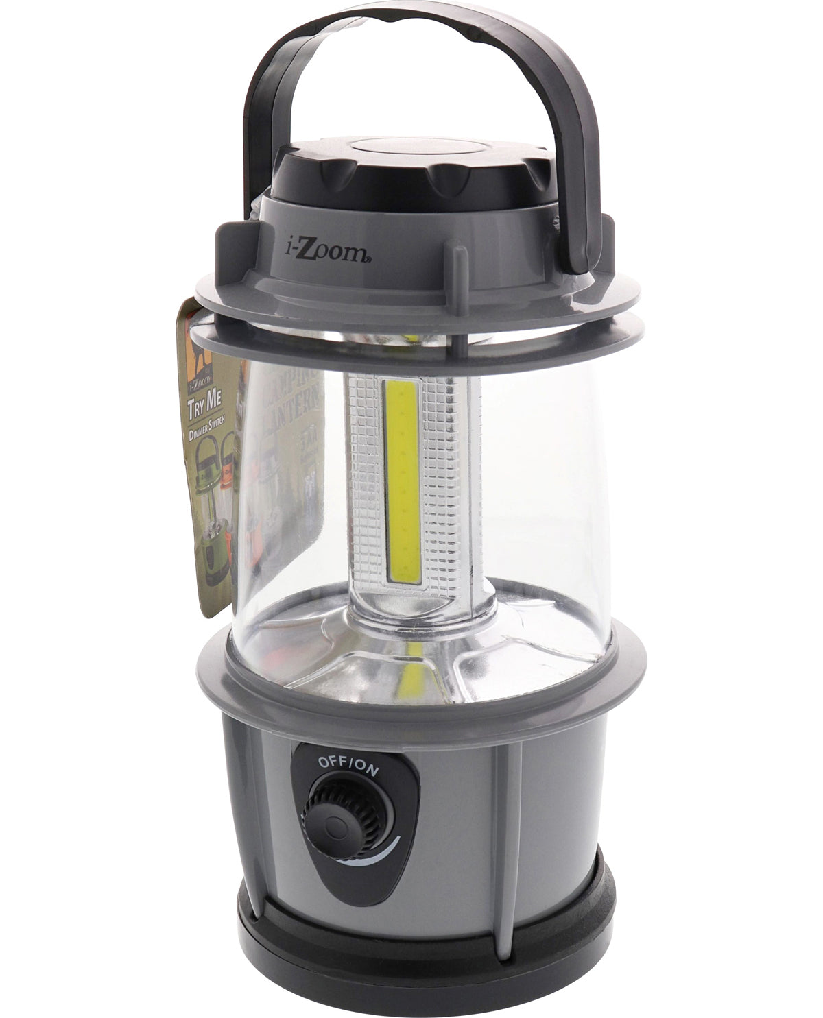 iZoom Charcoal Grey COB Camping Lantern