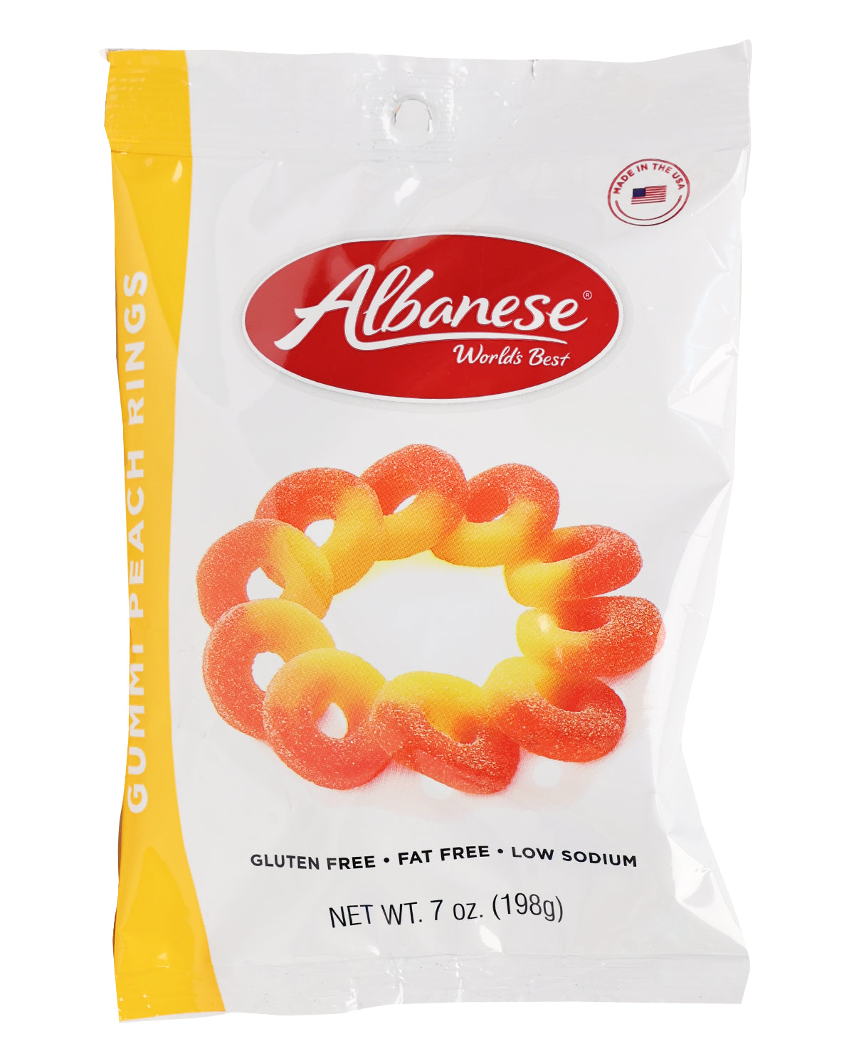Gummi Peach Rings - 7oz