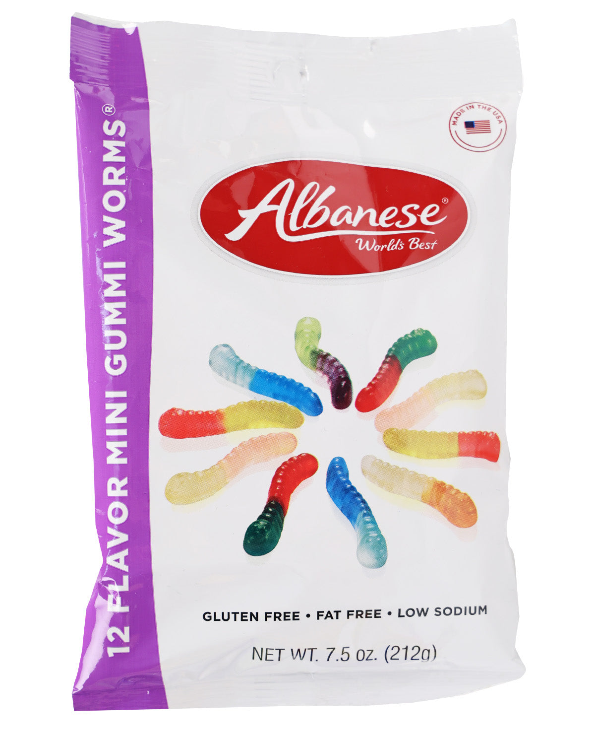 Albanese Mini Gummi Worms 12 Flavors