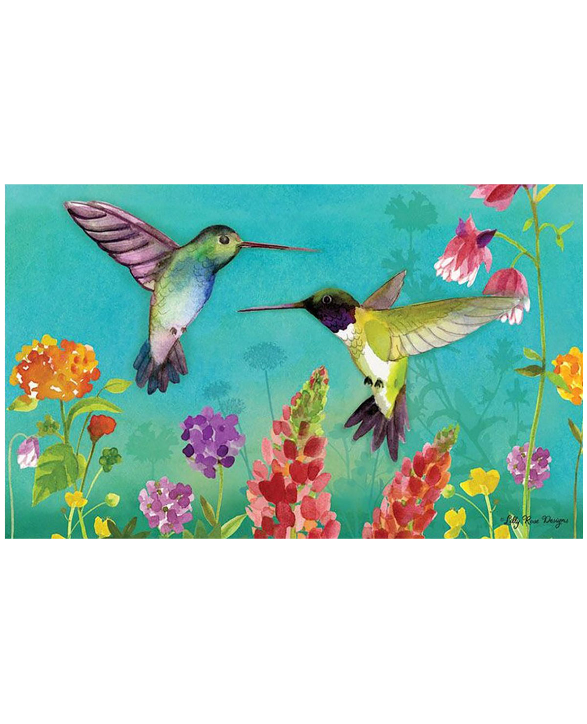 Hummingbird Greeting Doormat
