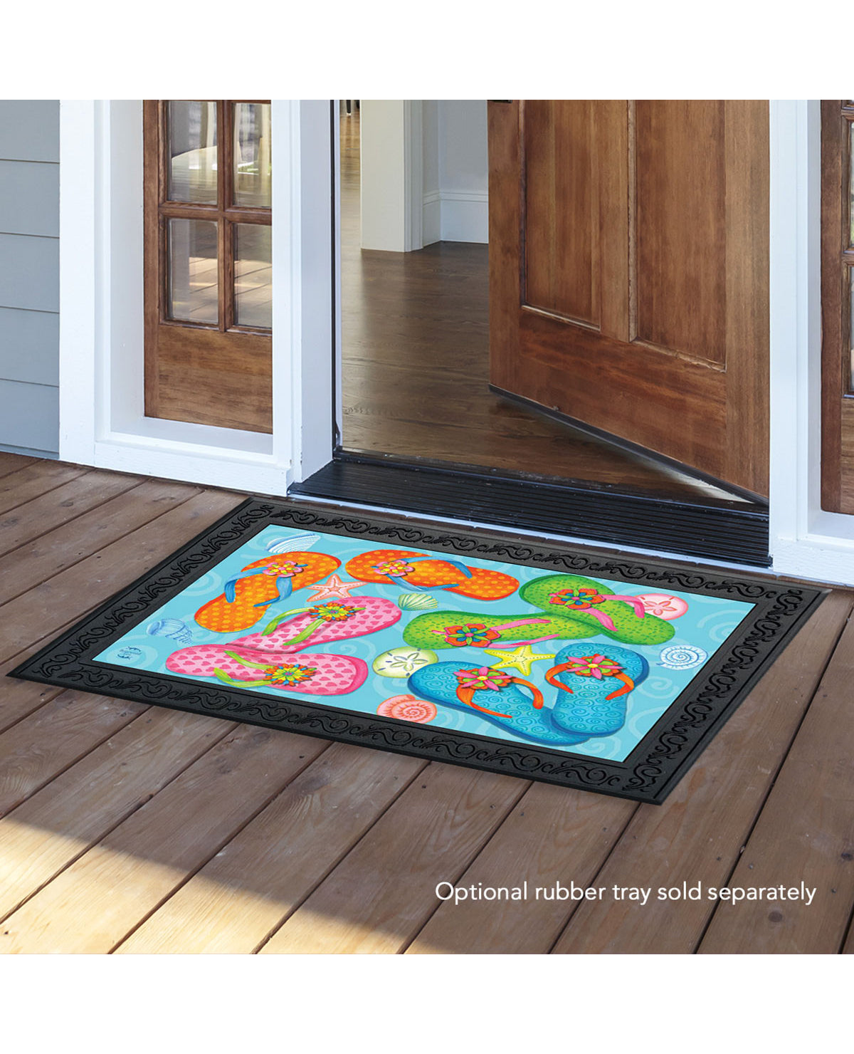 Summer Flip Flops Doormat