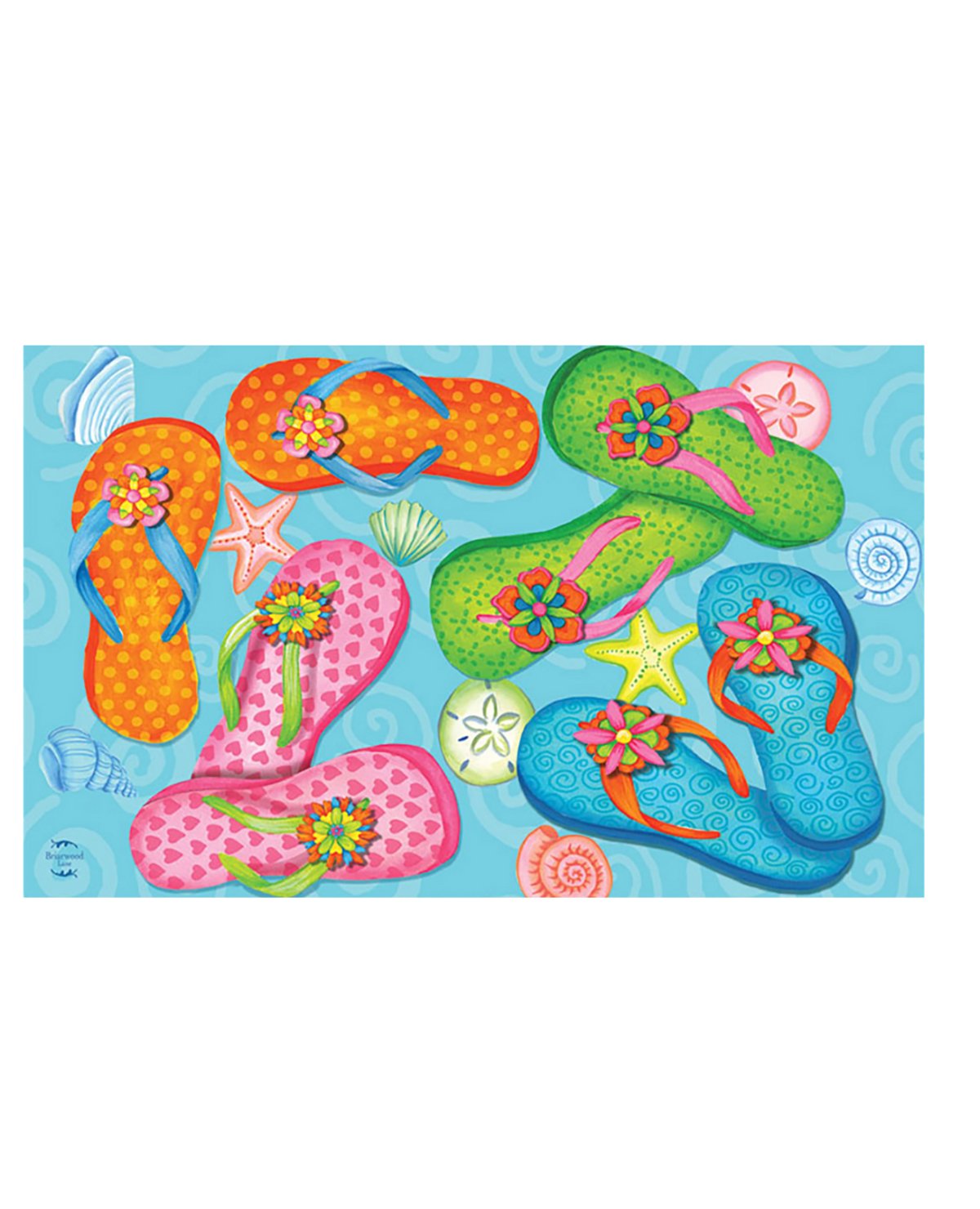 Summer Flip Flops Doormat