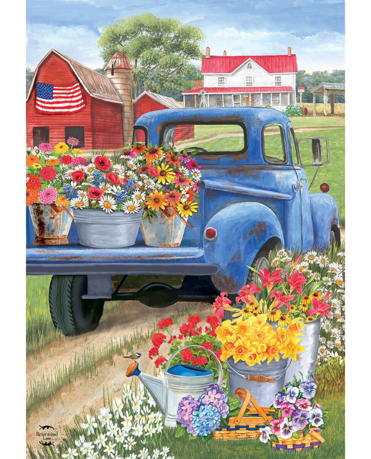 Day On The Farm Garden Flag