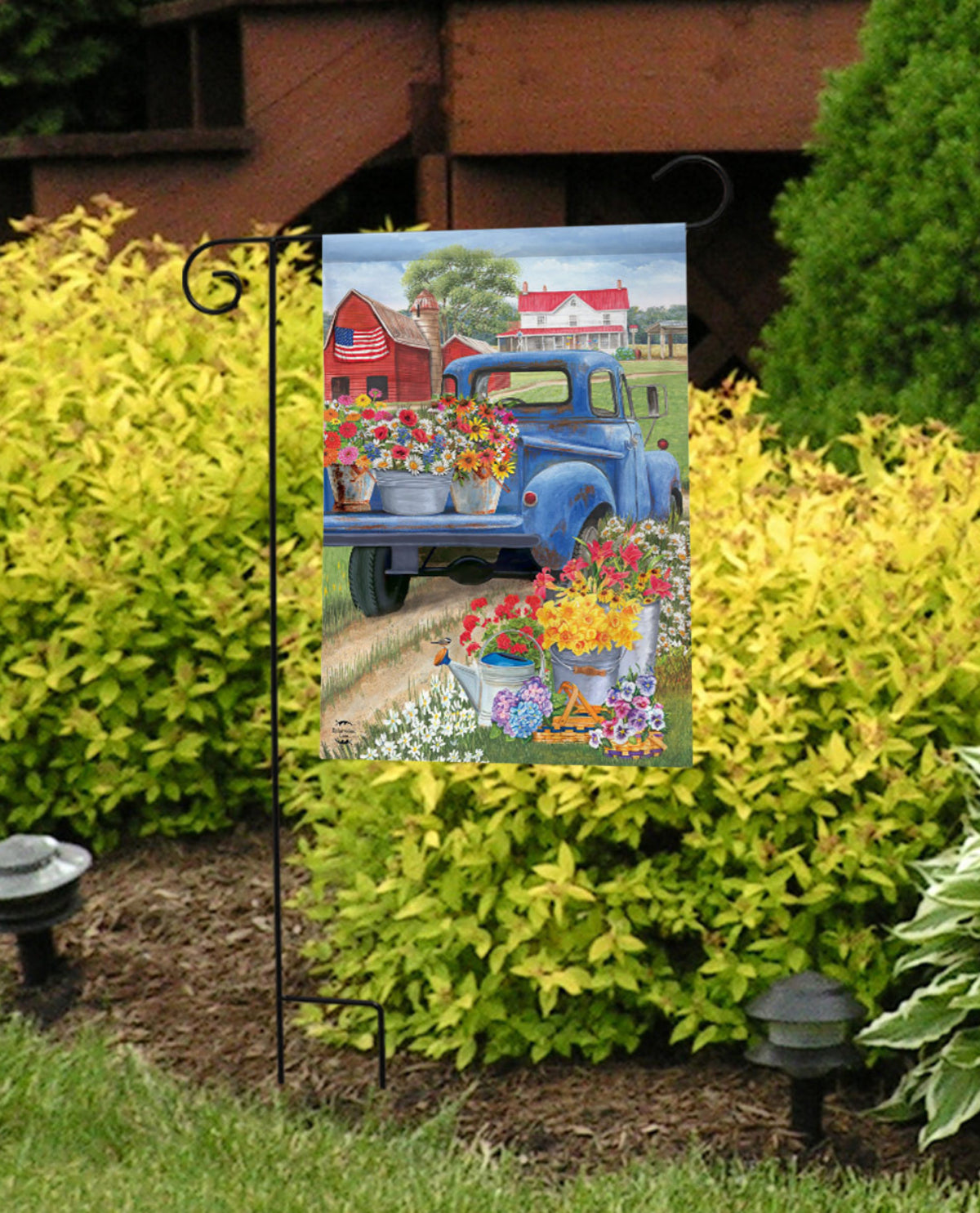 Day On The Farm Garden Flag
