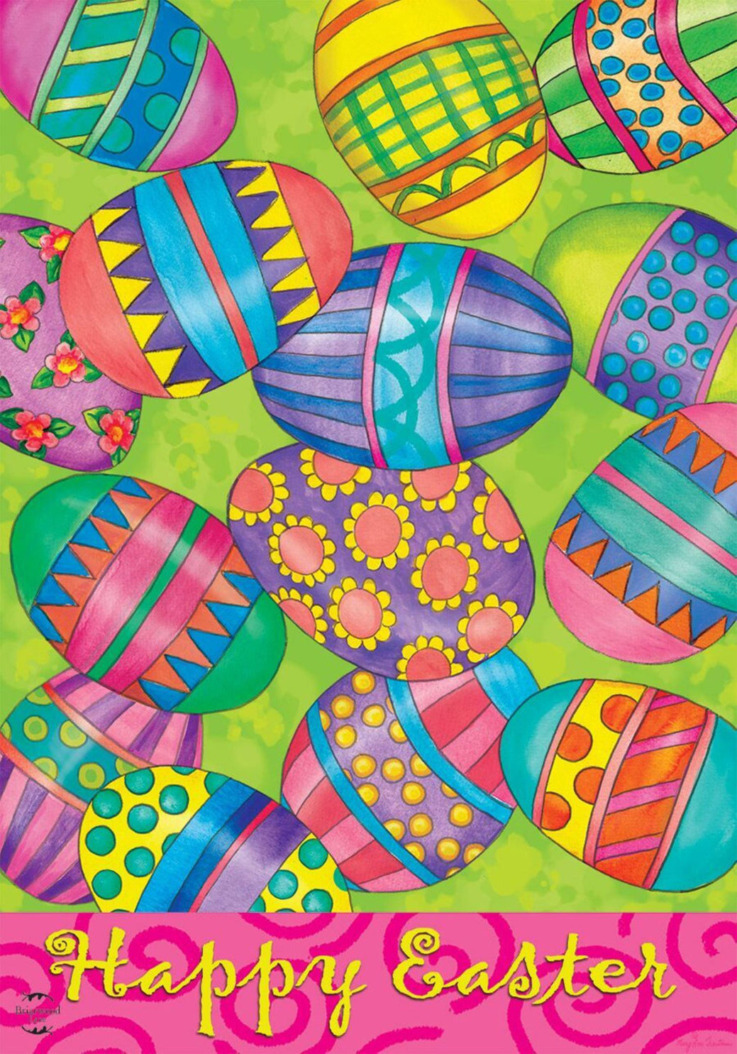 Easter Eggs Garden Flag