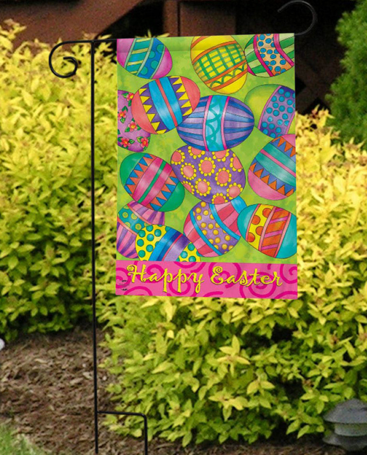 Easter Eggs Garden Flag