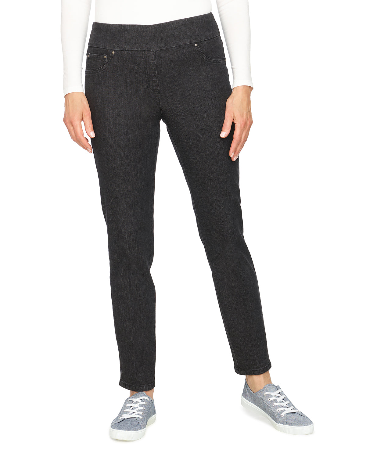Ruby Road Missy Pull On Denim Pant