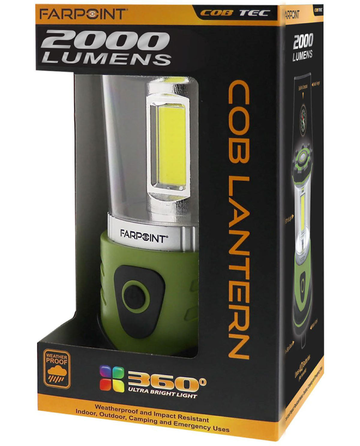 2000 Lumens Cobi Lantern