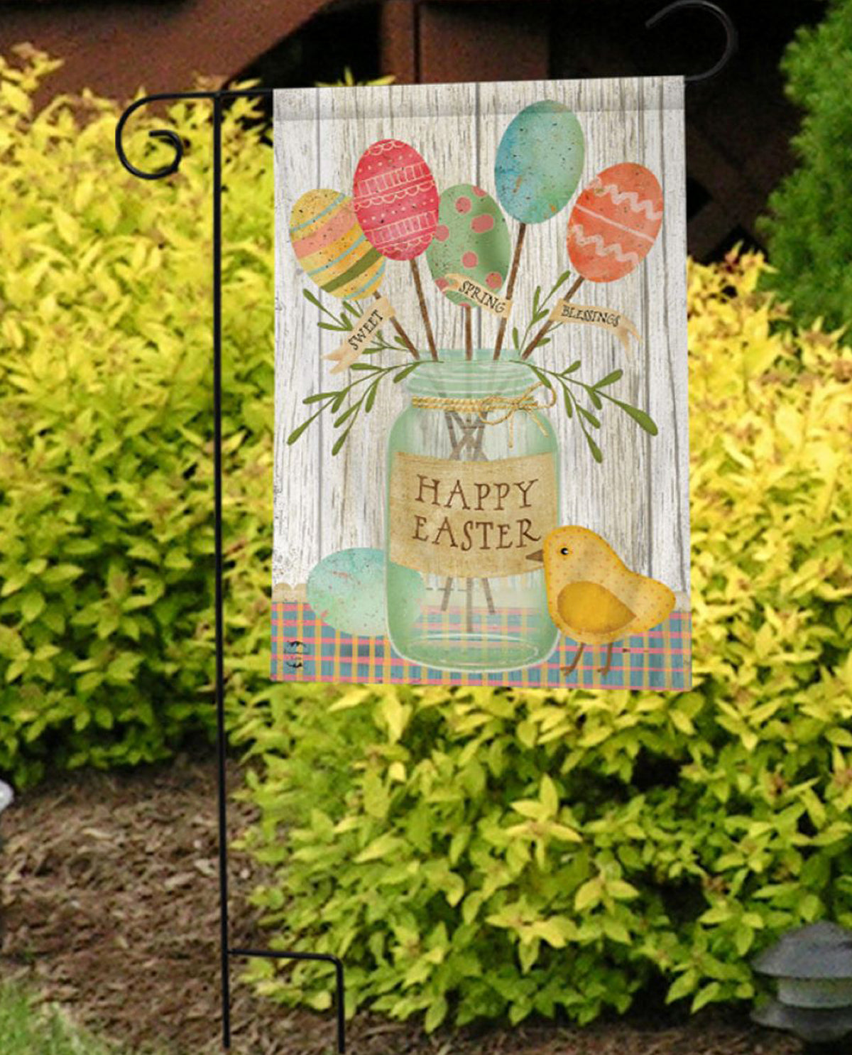 Easter Egg Bouquet Garden Flag