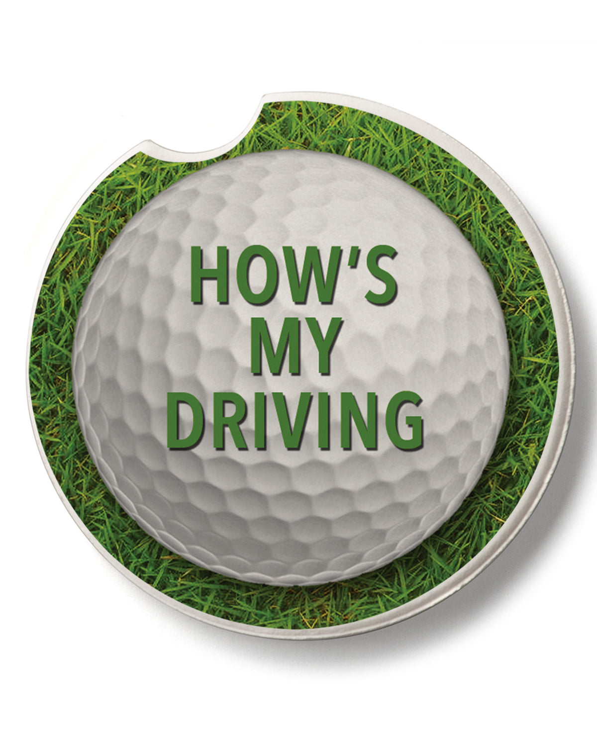 "How's My Driving" Car Coaster