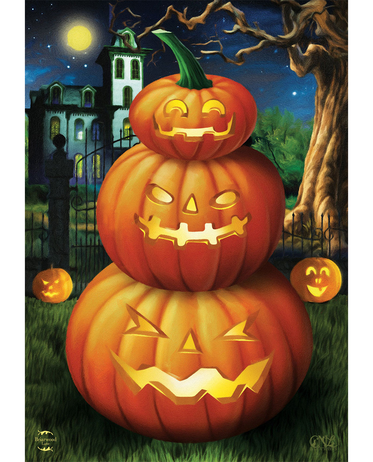 Jack-O-Lantern Nights House Flag