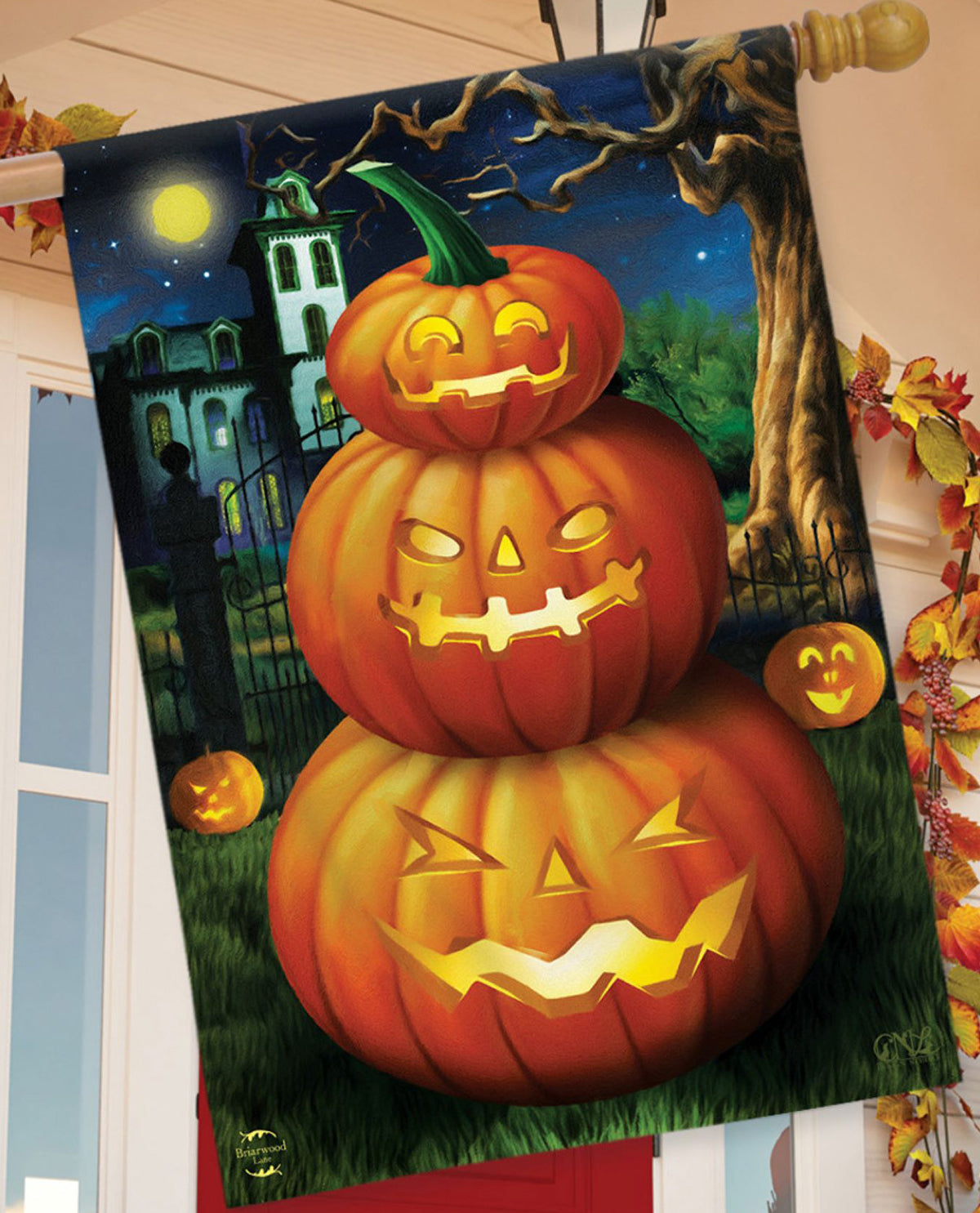 Jack-O-Lantern Nights House Flag