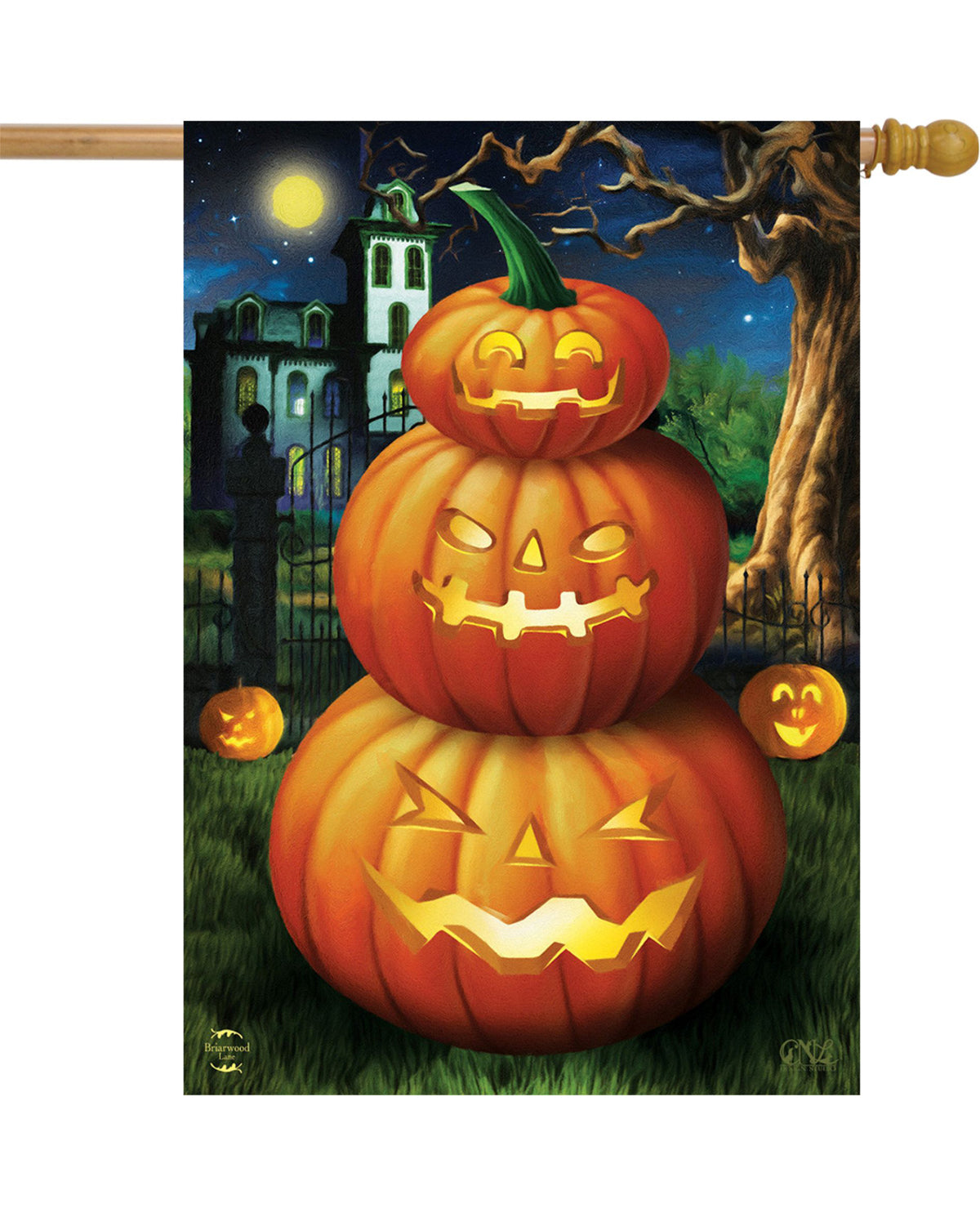 Jack-O-Lantern Nights House Flag