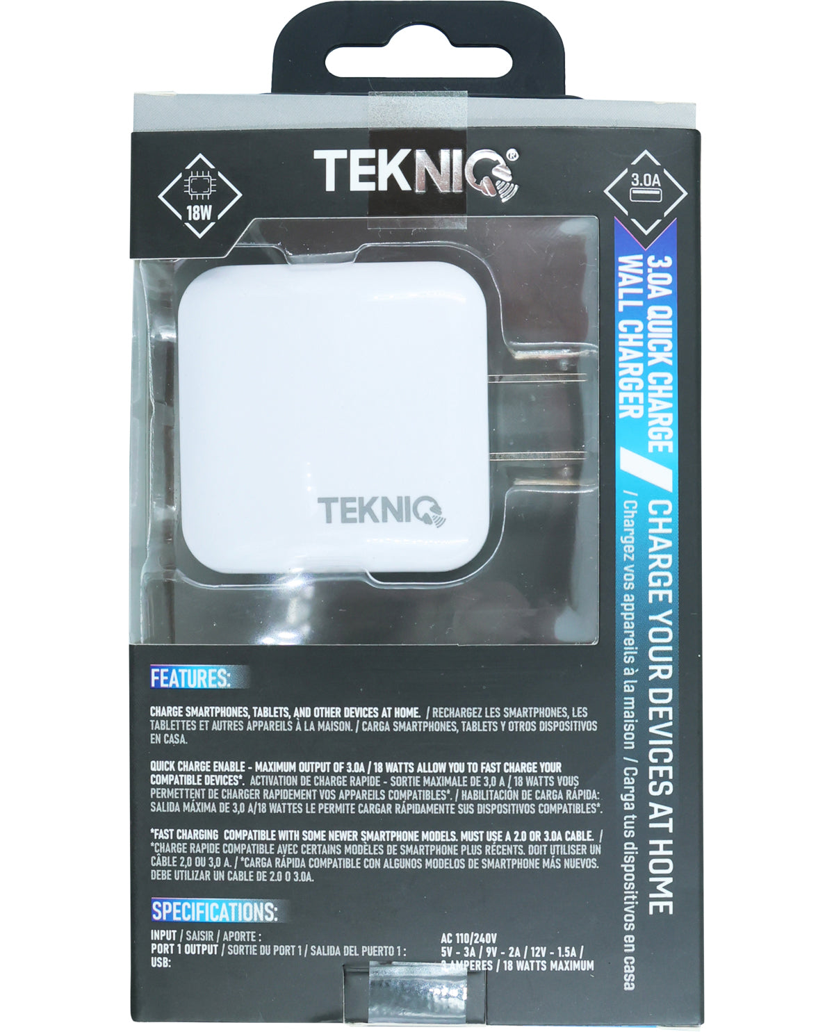 3.0AMP Single Port Quick Wall Charger