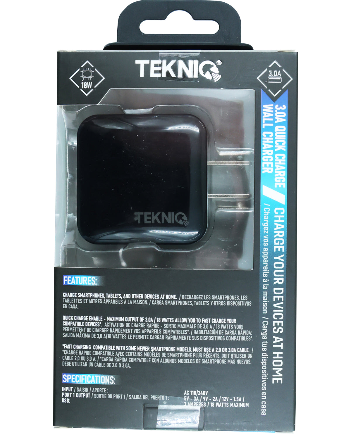 3.0AMP Single Port Quick Wall Charger