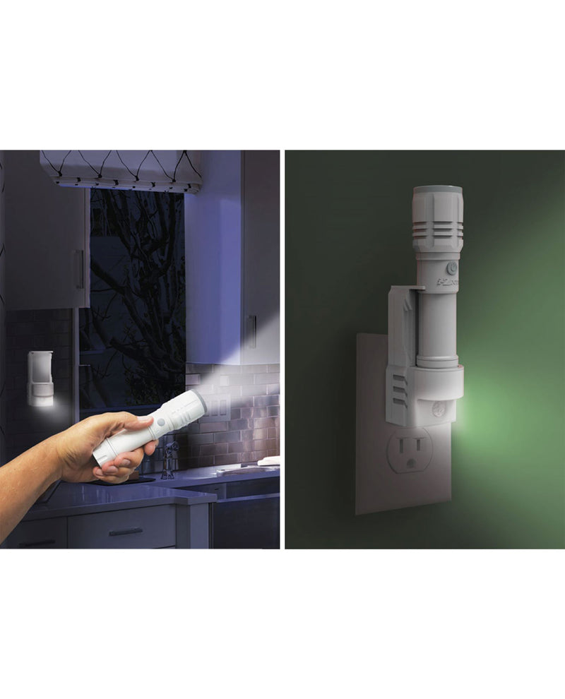 iZoom 300 Lumen Emergency Plug-In Flashlight