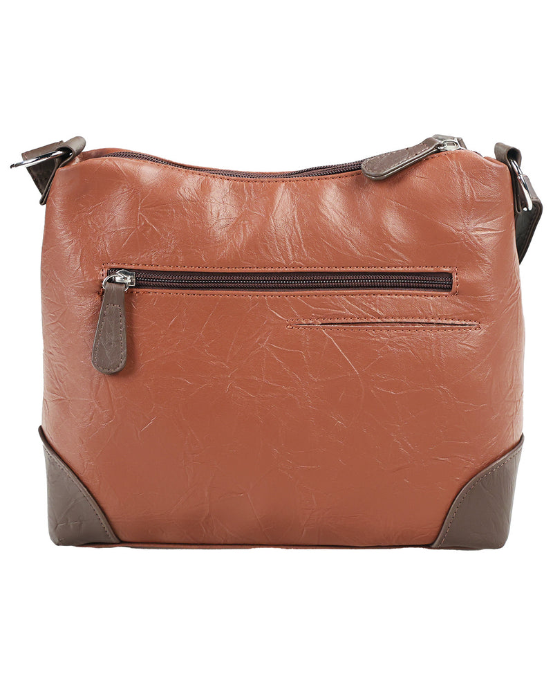 Stone Mountain Washed Leather Irene Hobo
