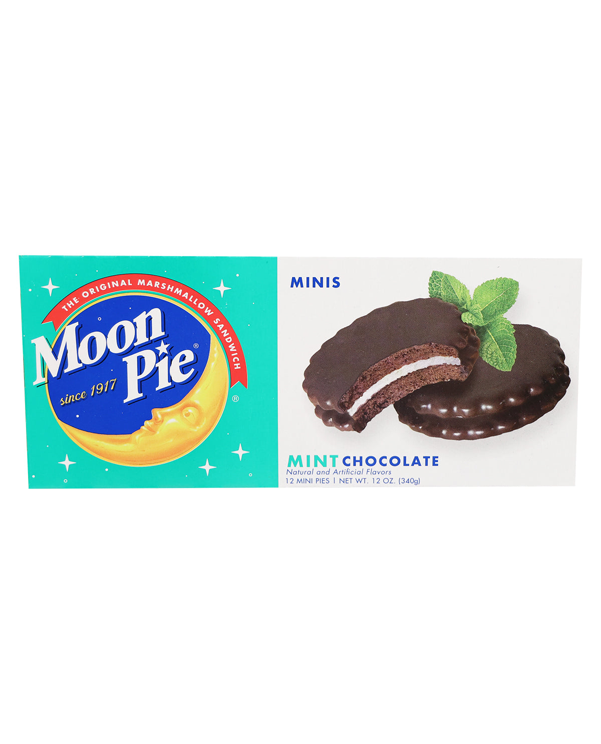 Mini Moon Pies - Mint Chocolate (12ct)