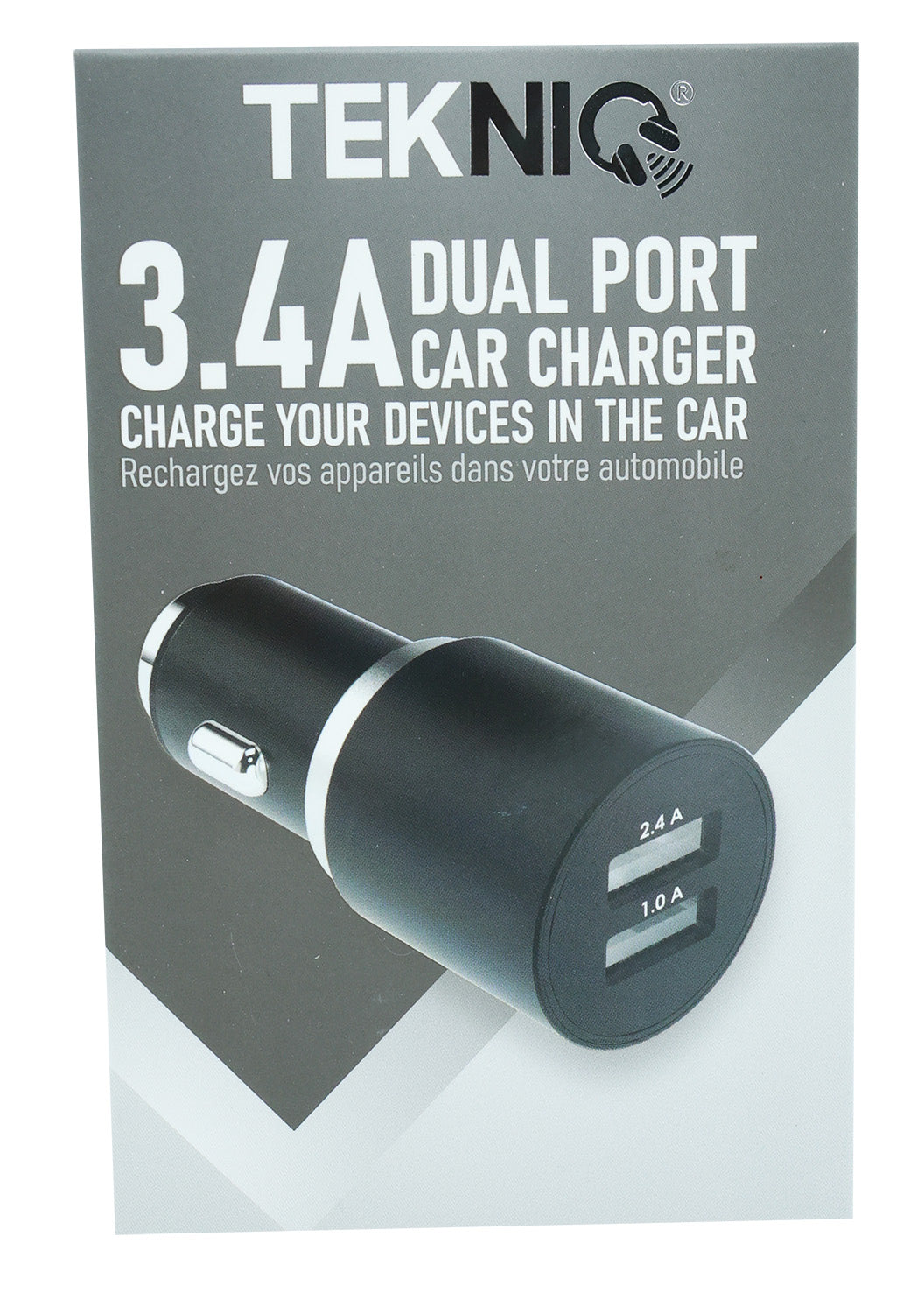 3.4 Dual Port Metal Car Charger