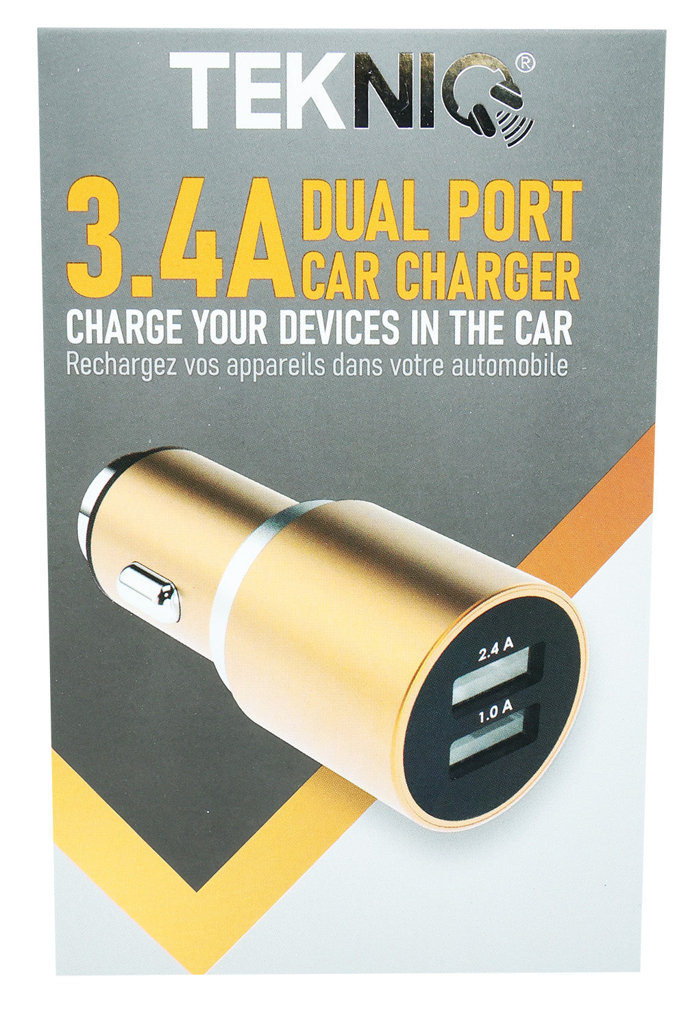 3.4 Dual Port Metal Car Charger