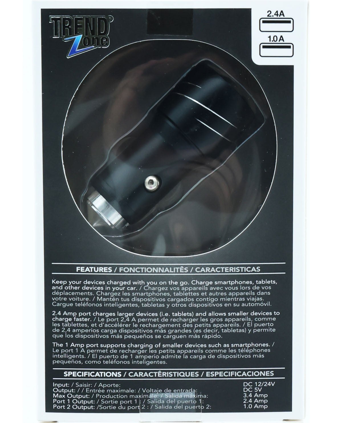 3.4AMP Dual Port Car Charger