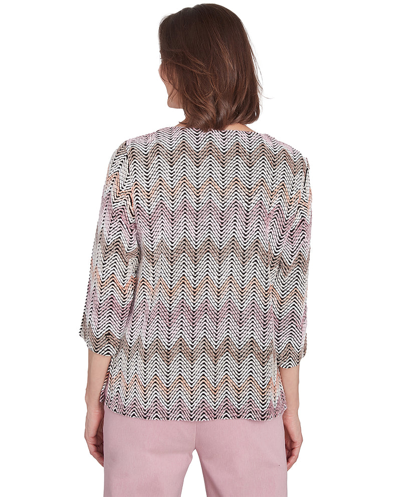 Alfred Dunner Telluride Missy Knit Top