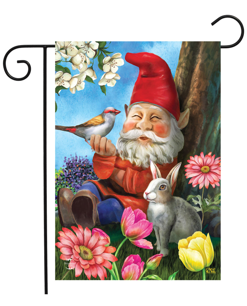 Garden Gnome Garden Flag