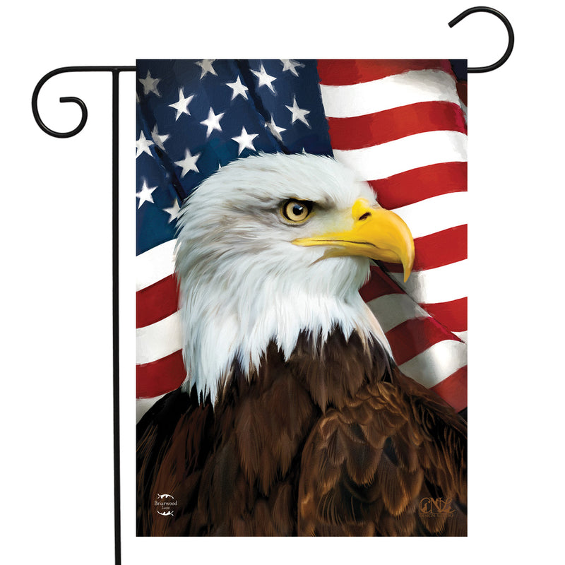 American Eagle Patriotic Garden Flag