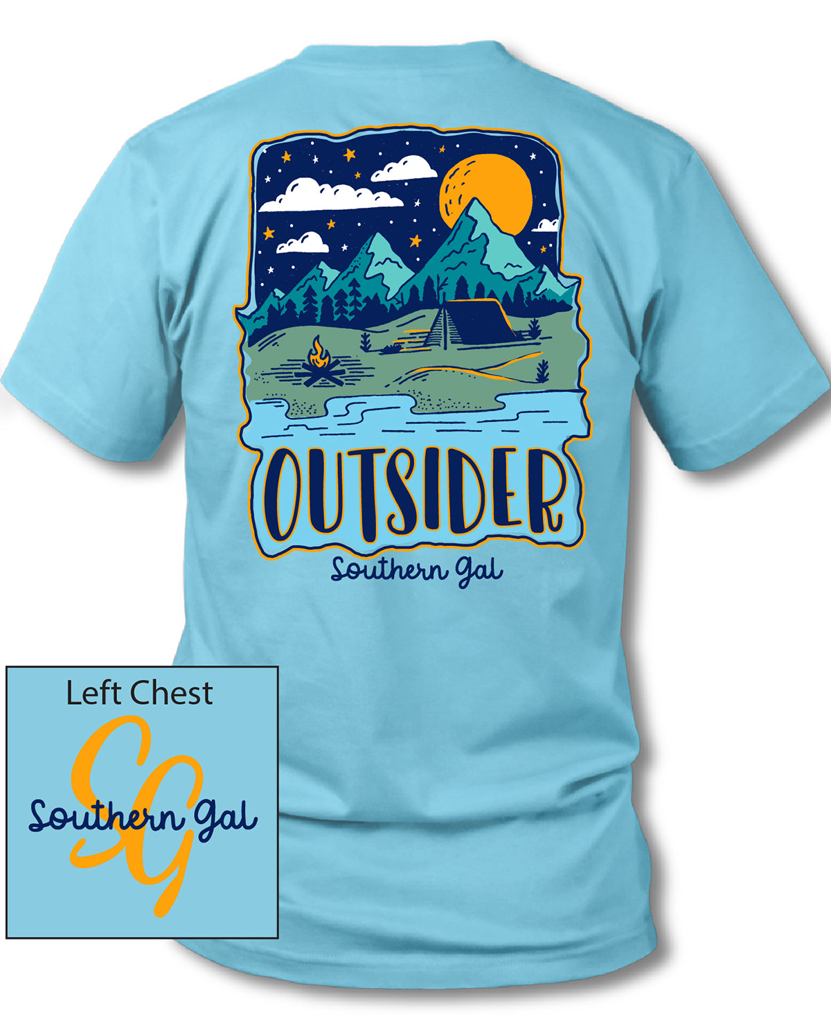 Southern Gal Plus The Outsider Short Sleeve Tee