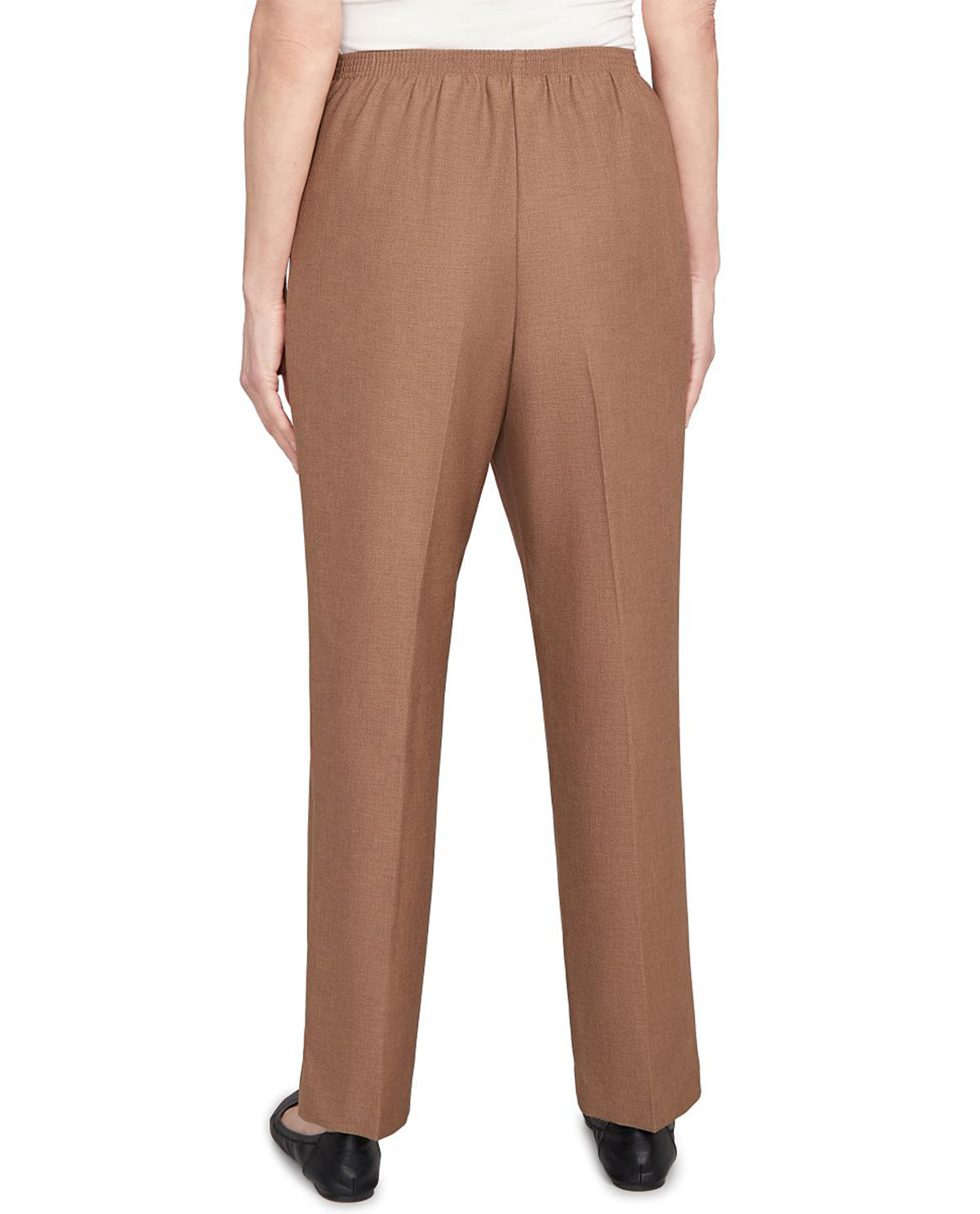 Alfred Dunner Petite Classic Pant Medium Taupe