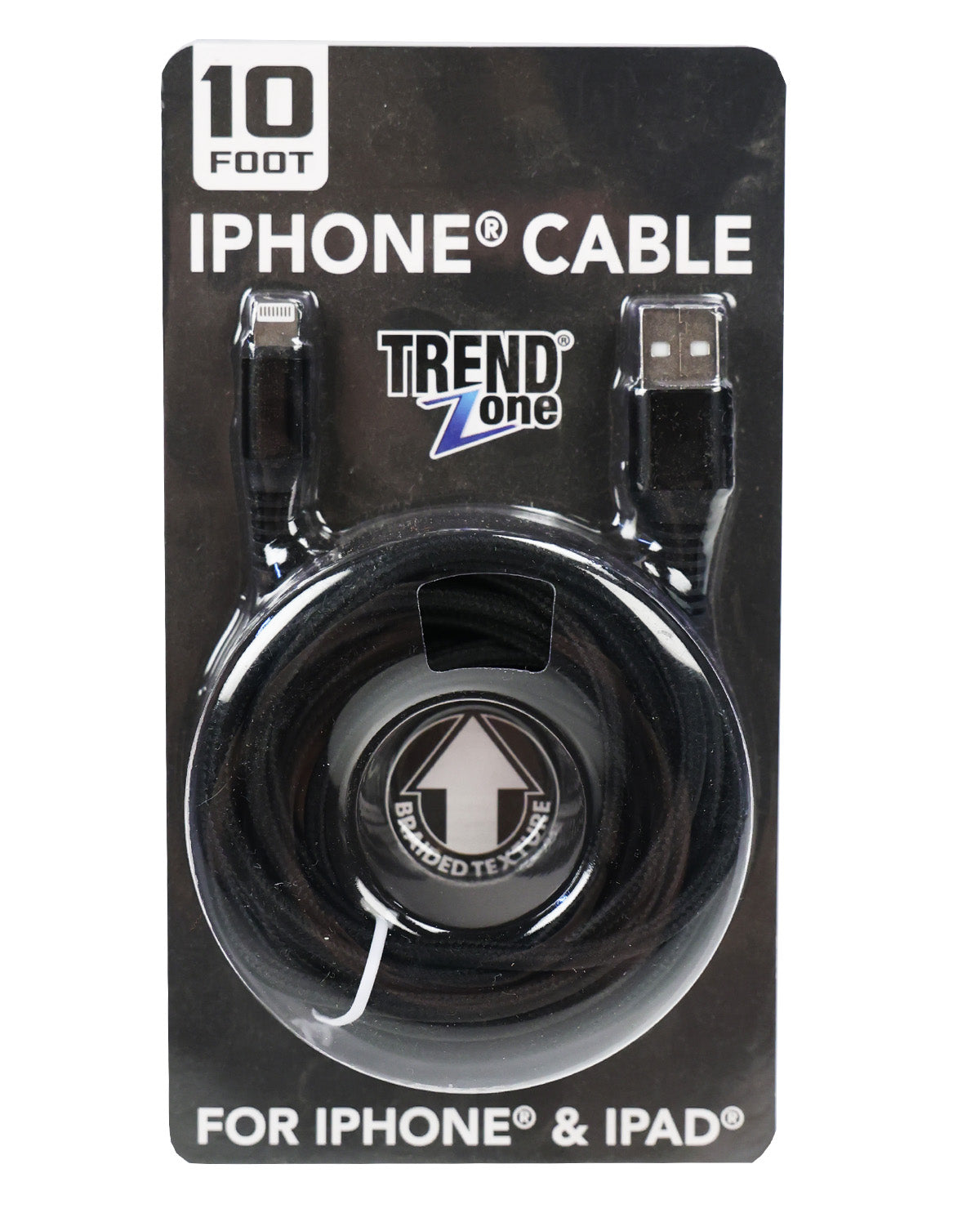 10ft Braided Rope iPhone Lightning Cable