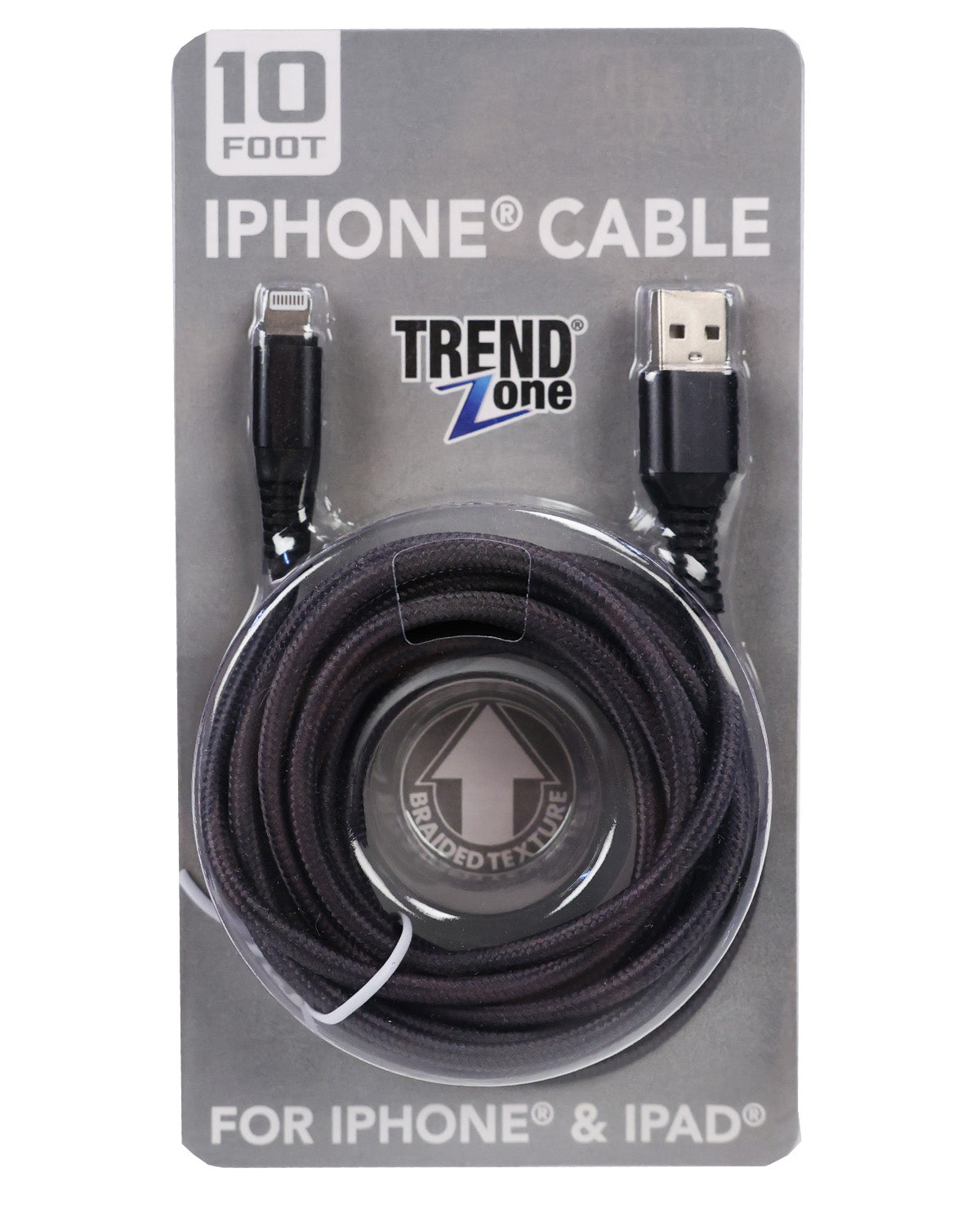 10ft Braided Rope iPhone Lightning Cable
