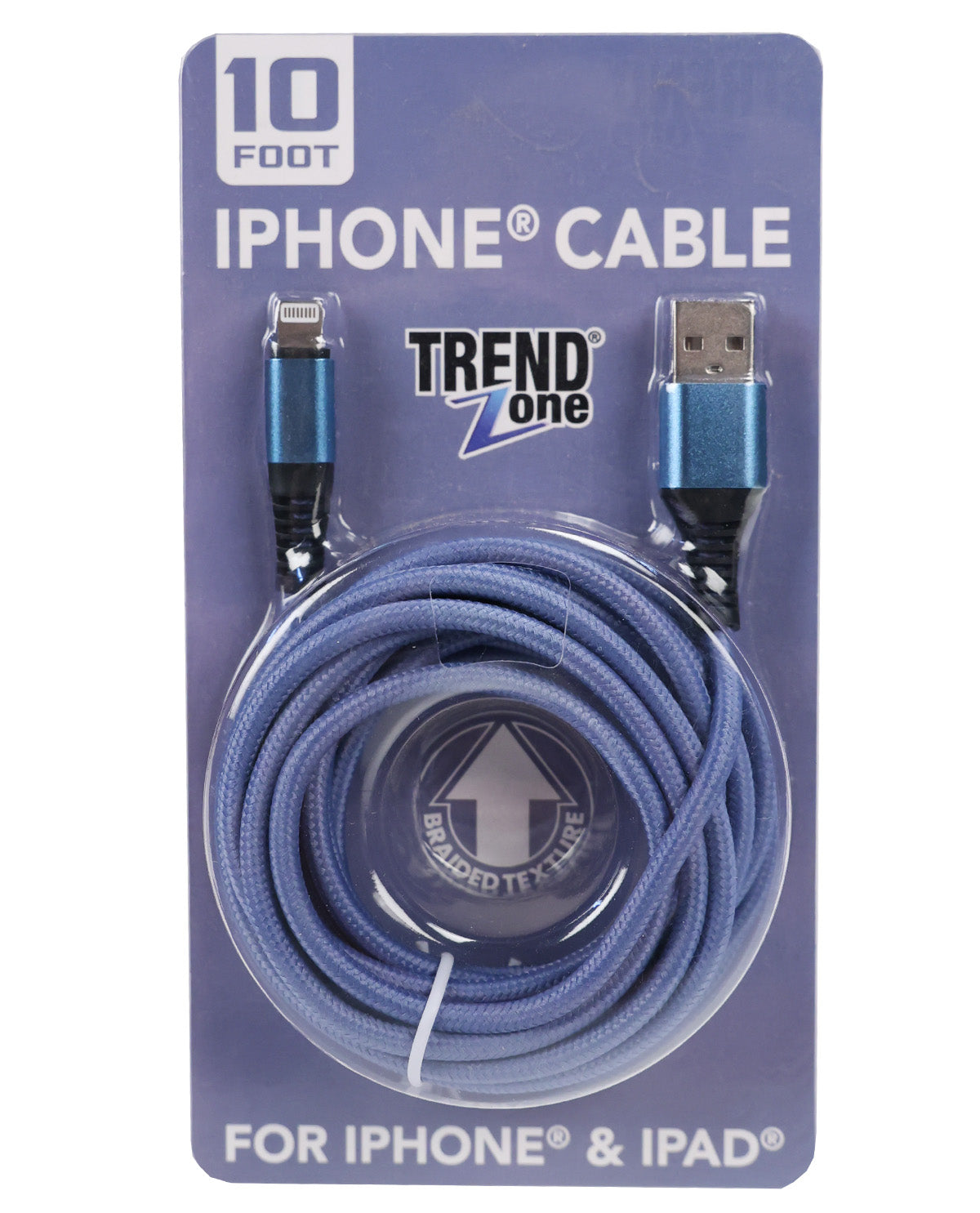 10ft Braided Rope iPhone Lightning Cable