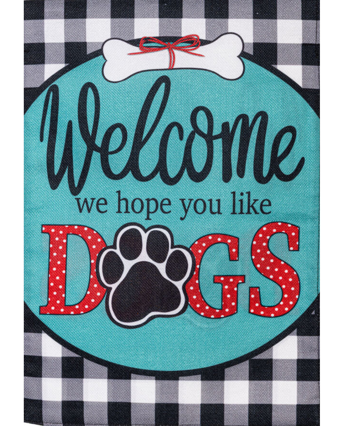 "Hope You Like Dogs" Garden Flag