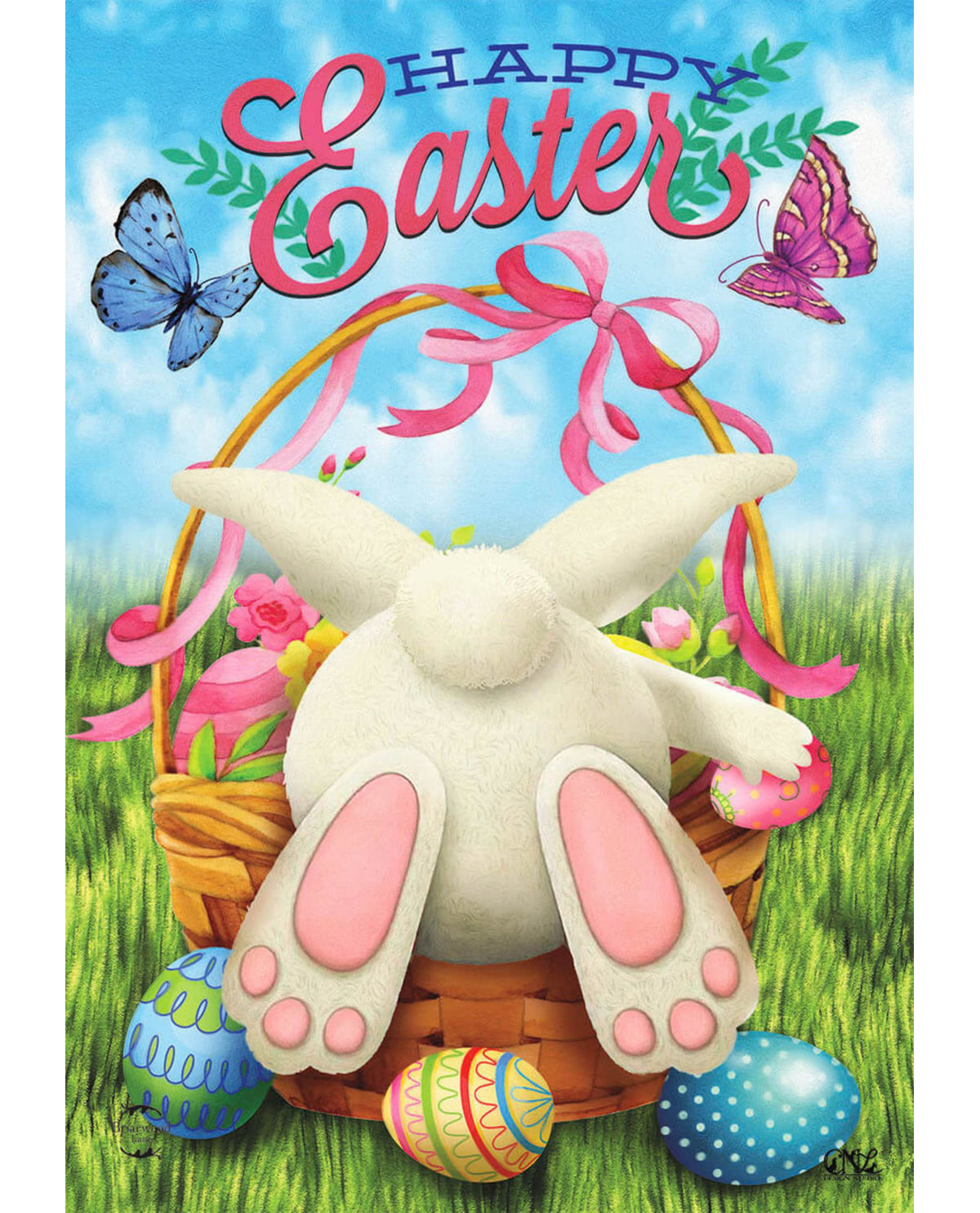 Easter Egg Hunt Garden Flag