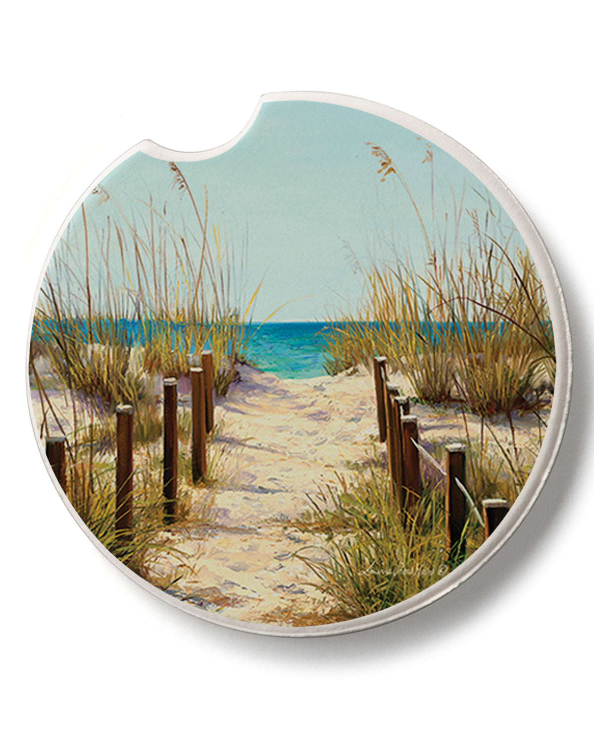 Path To The Ocean Car Coaster