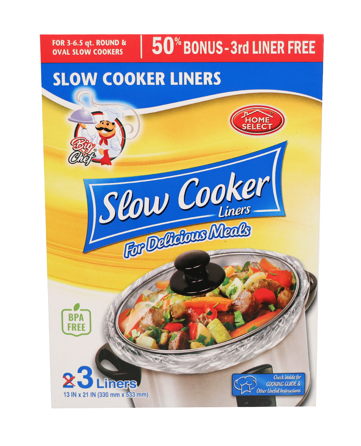 3ct Slow Cooker Liners