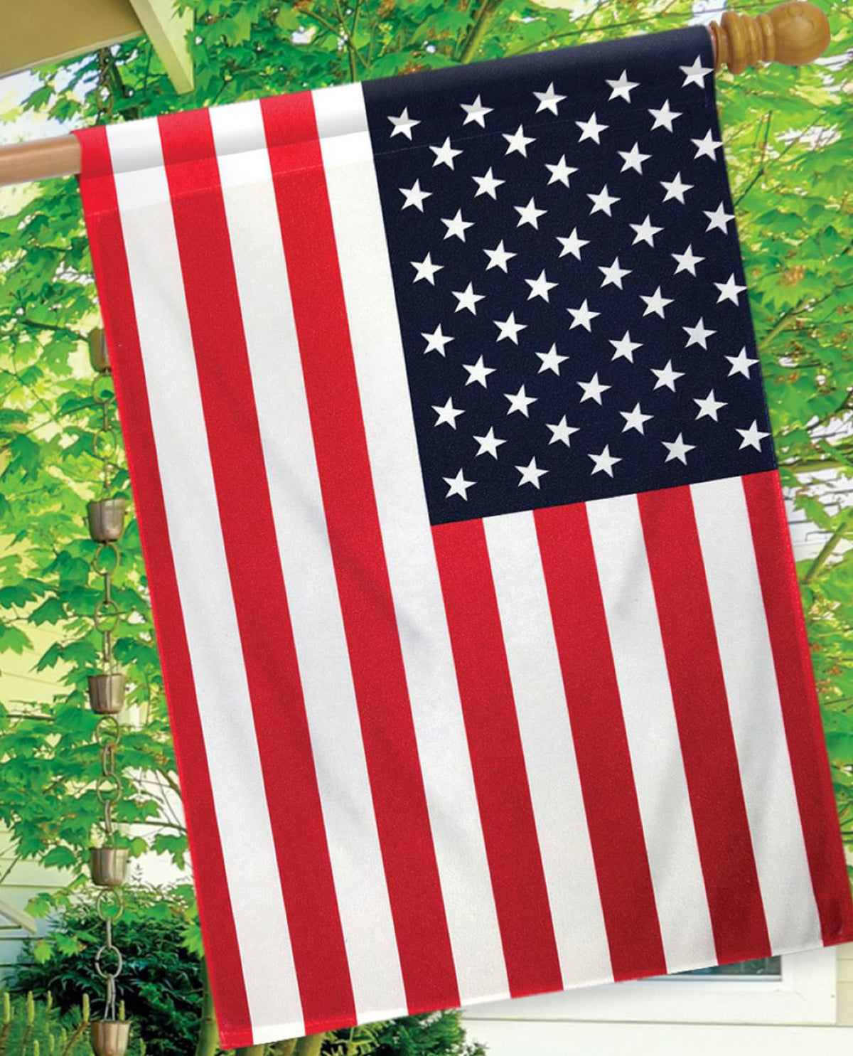 Americana Flag House Flag