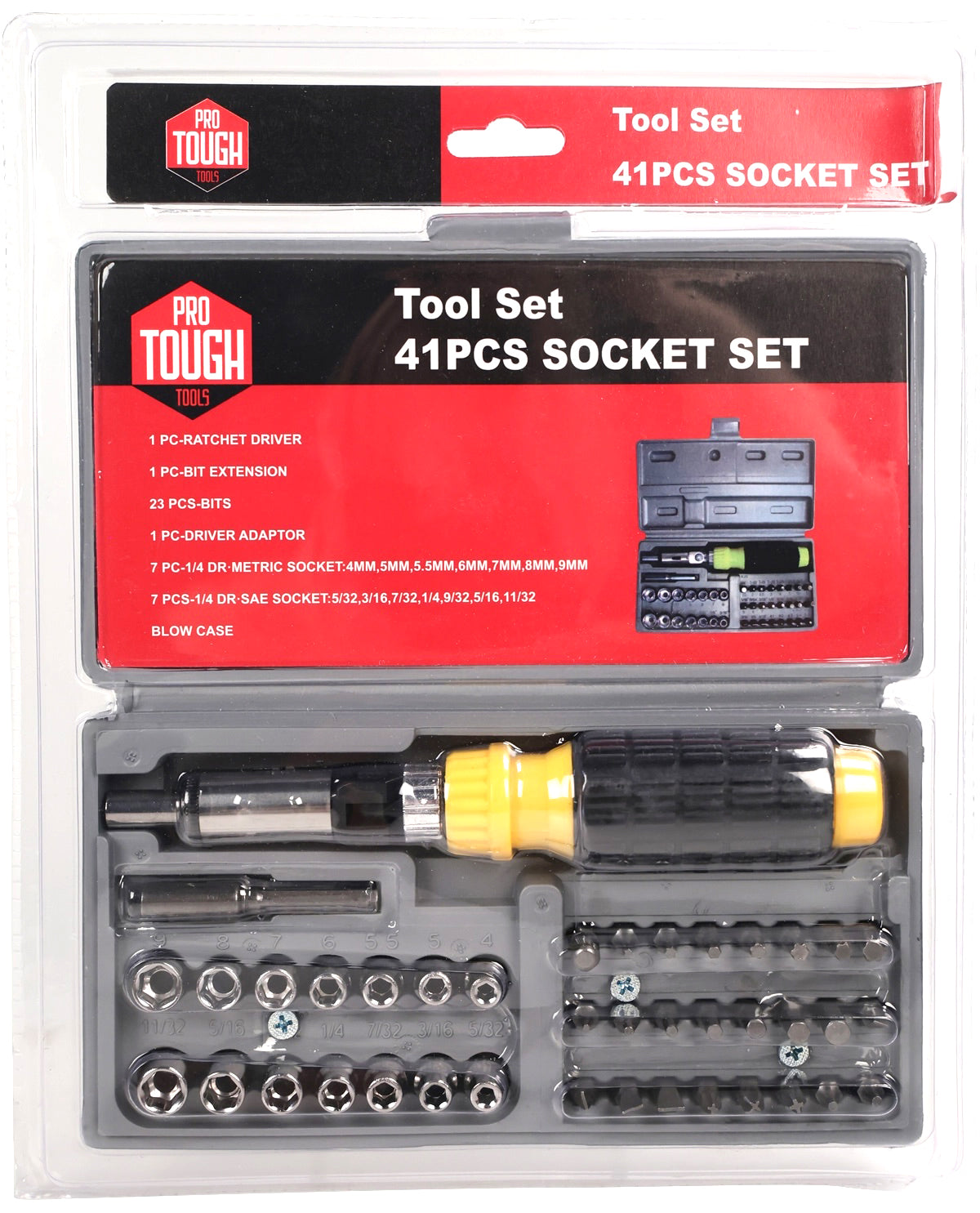 Tool Set 41pc Socket Set-ProTough