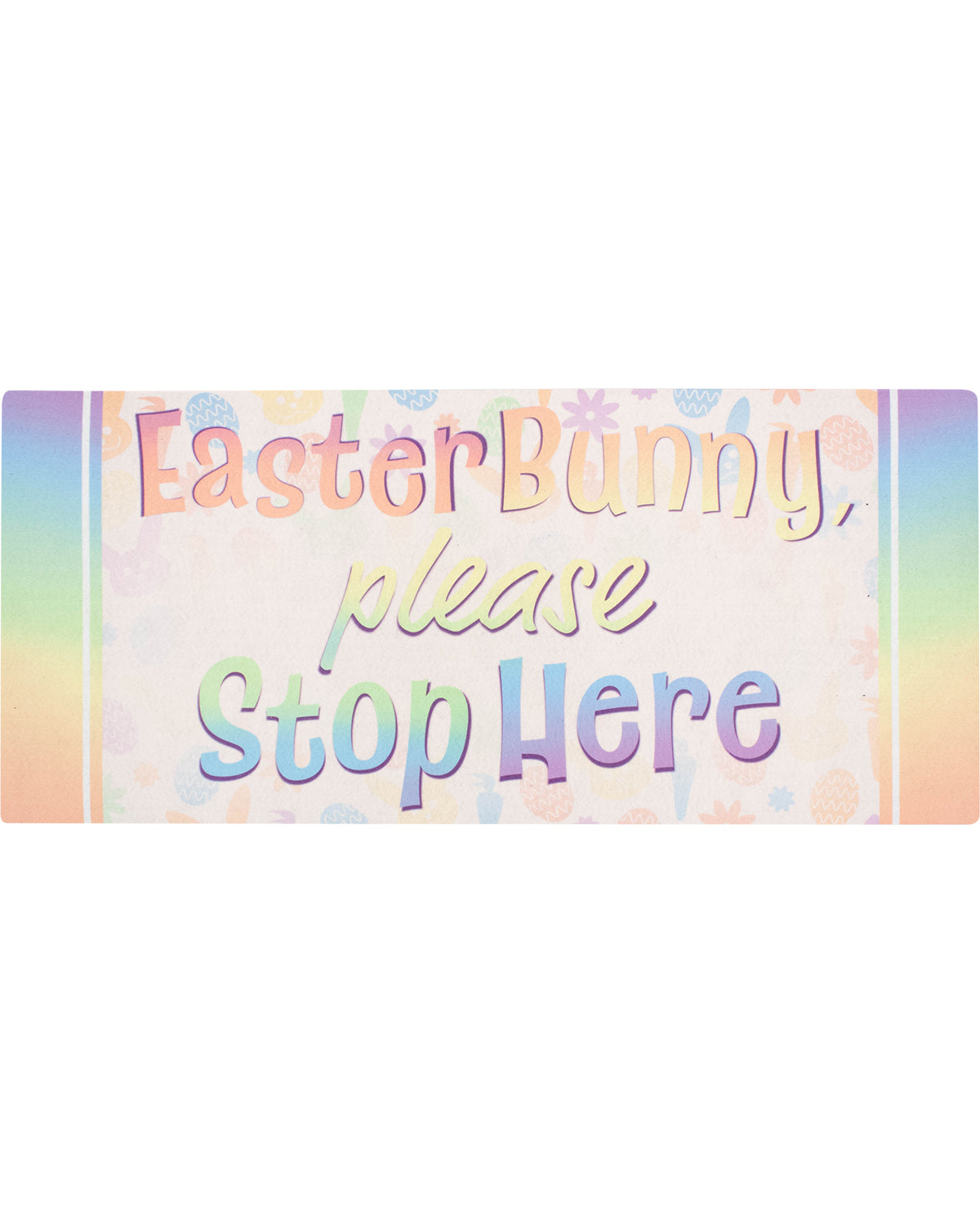 Easter Bunny, Please Stop Sassafras Mat