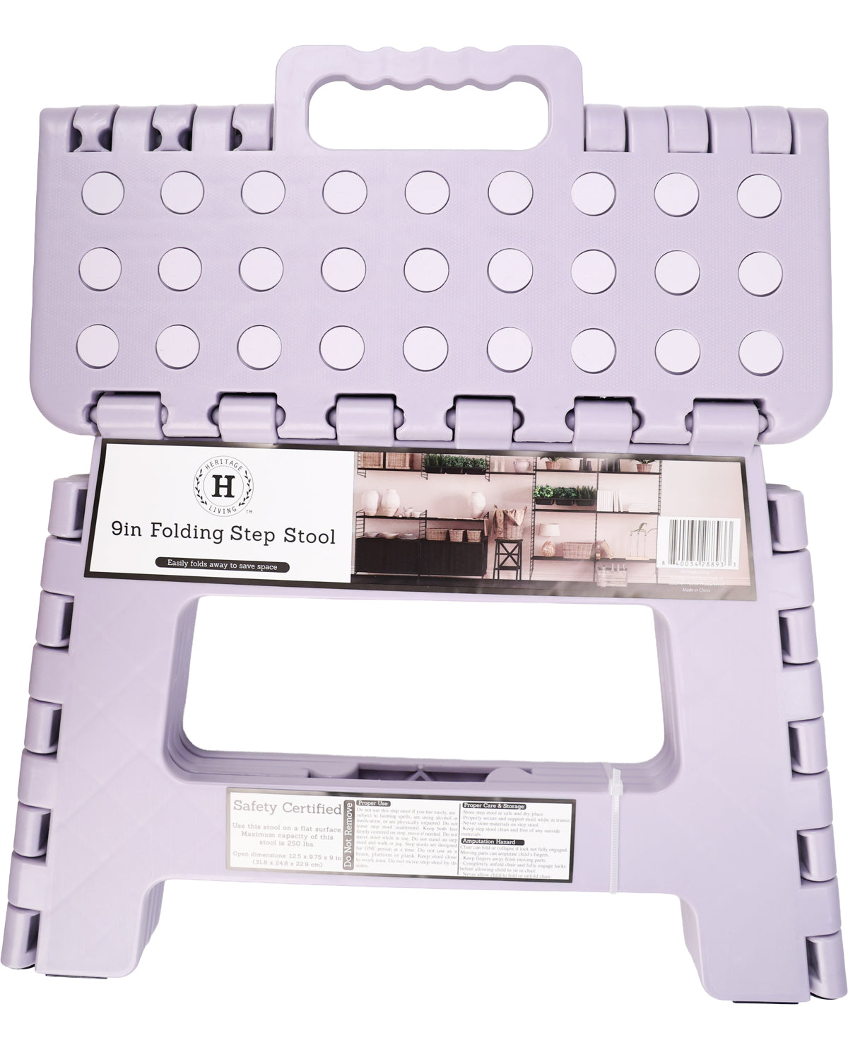 9" Misty Lilac Stepping Stool