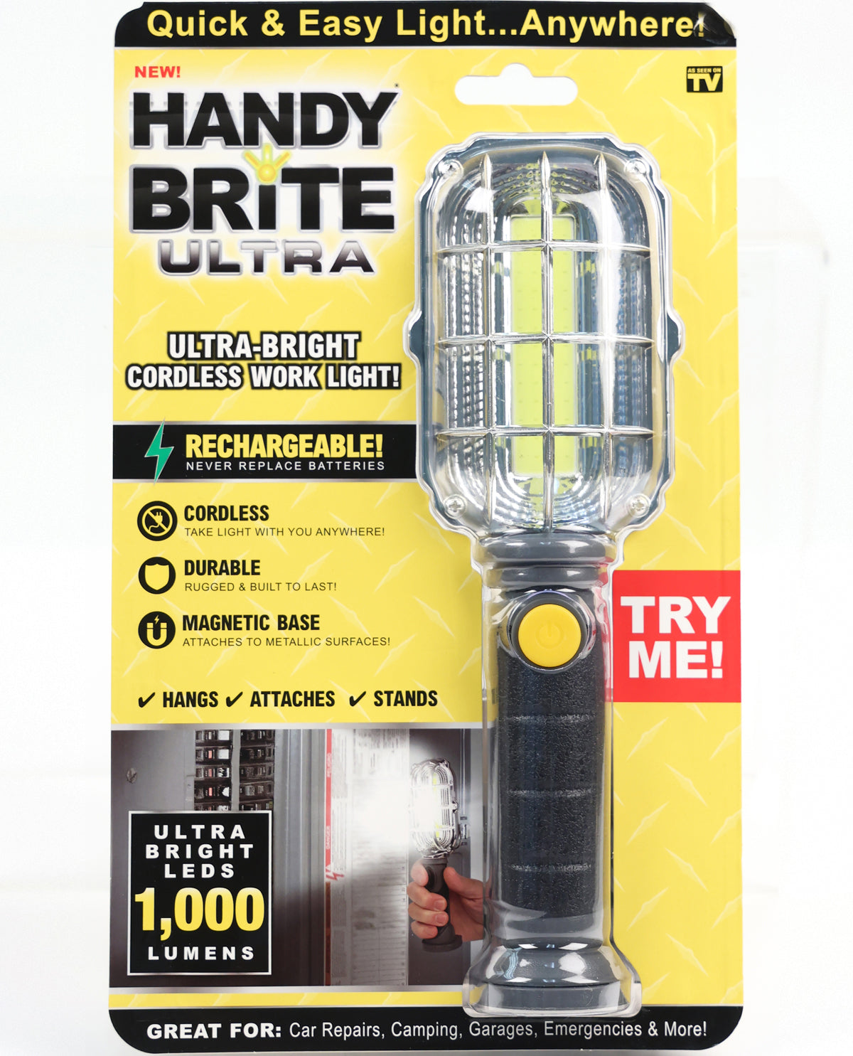 Handy Brite Ultra Bight Rechargeable Flashlight