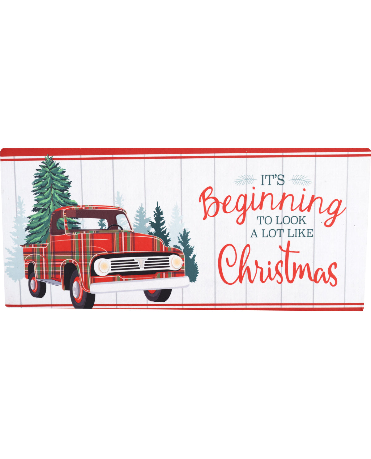 Holiday Plaid Truck Sassafras Switch Mat