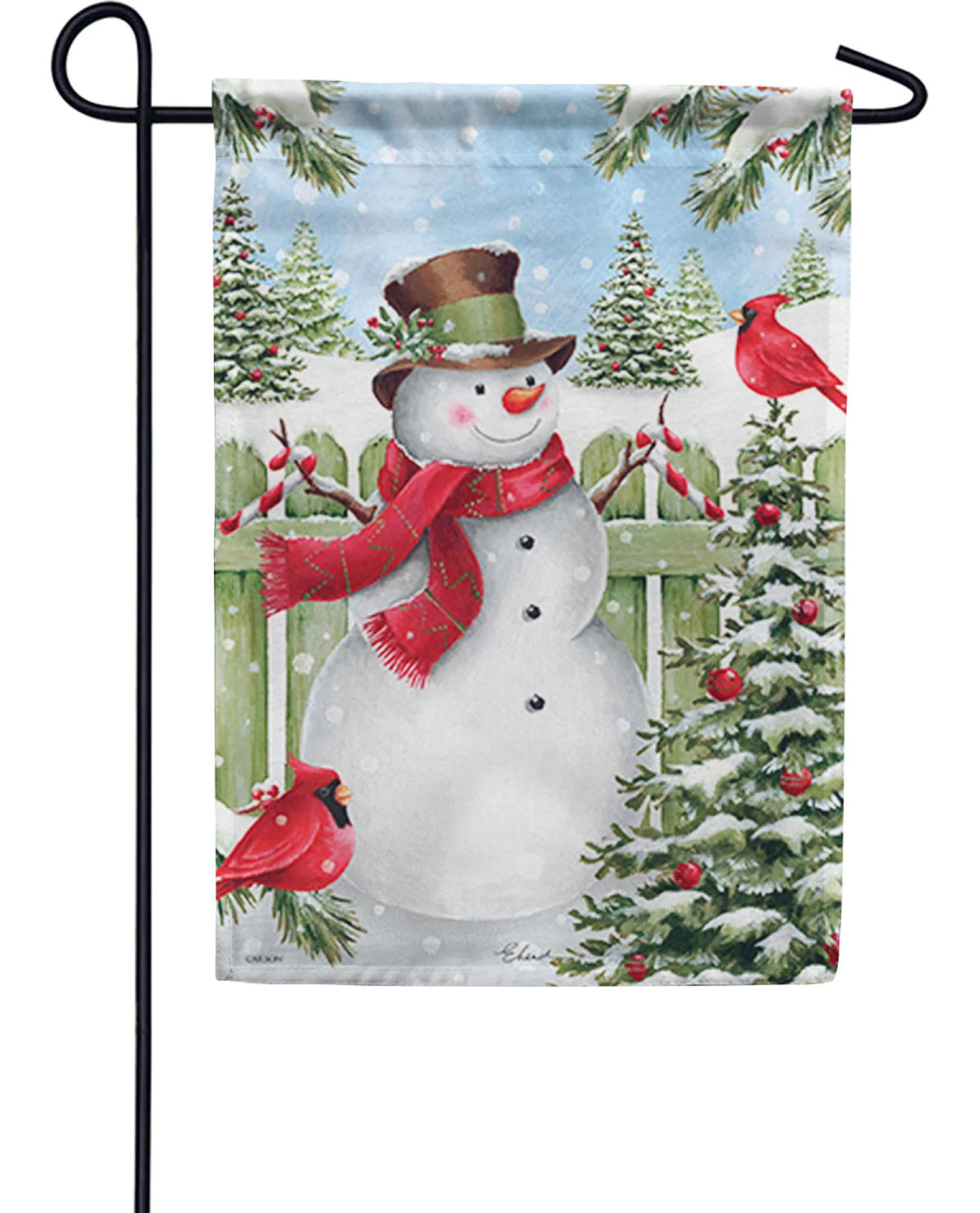 Snowy Friends Garden Flag