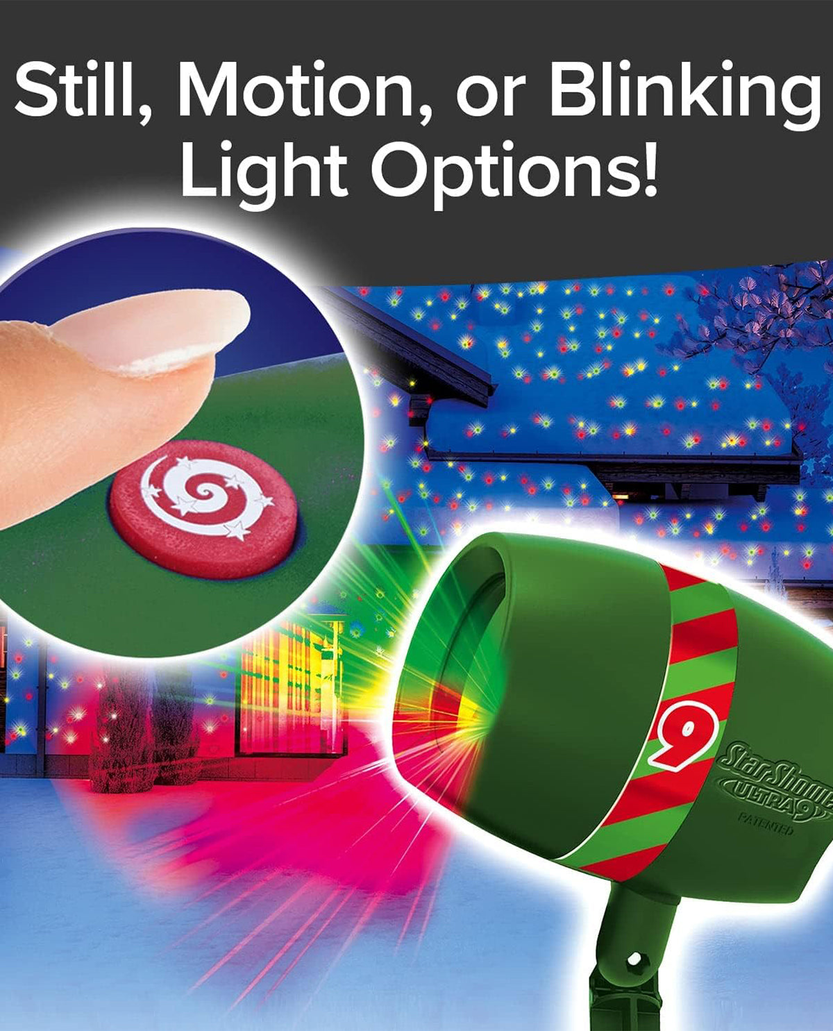 Star Shower Ultra 9: Laser Decorating Projector