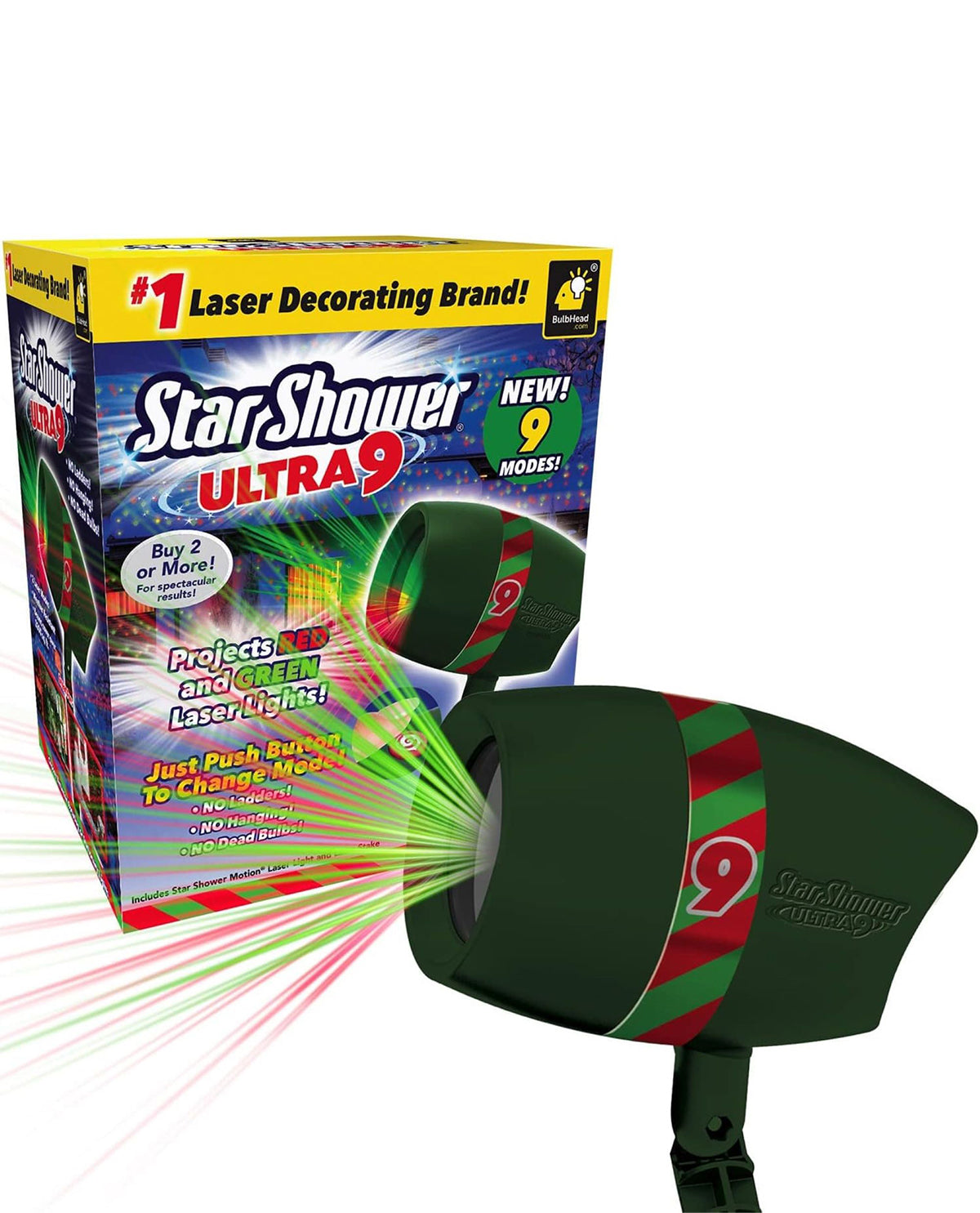 Star Shower Ultra 9: Laser Decorating Projector